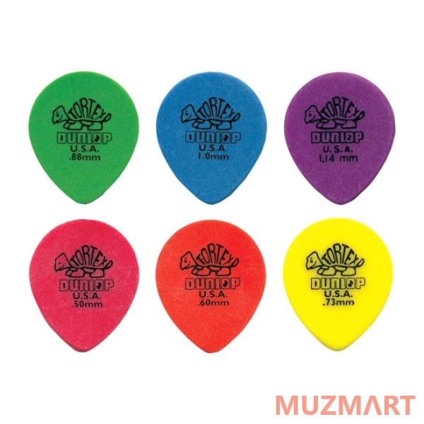 Dunlop 4131 Tortex Tear Drop Набор медиаторов (216шт)