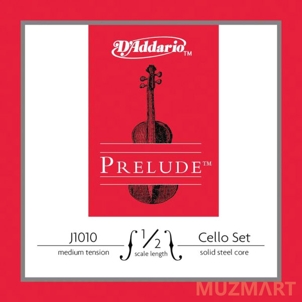 D'Addario J1010-1/2M Prelude Комплект струн для виолончели