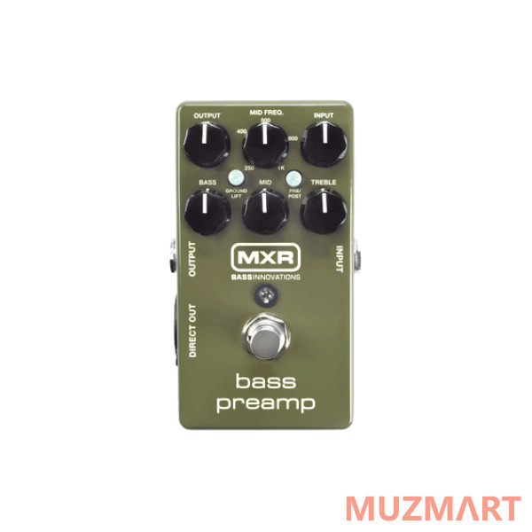 Dunlop MXR M81 Bass Preamp Педаль предусилитель для бас-гитары