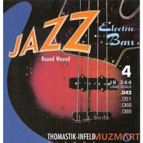 Thomastik JR344 Jazz Round Wound Комплект струн для бас-гитары
