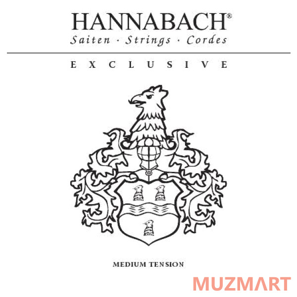 Hannabach EXCLMT Exclusive Black Комплект струн для классической гитары