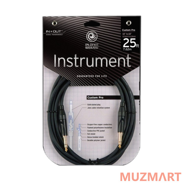 Planet Waves PW-CPGS-25 Custom Pro Series Инструментальный кабель