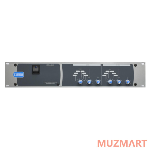 Cloud Electronics 36-50 2-х зонный рэковый микшер-усилитель