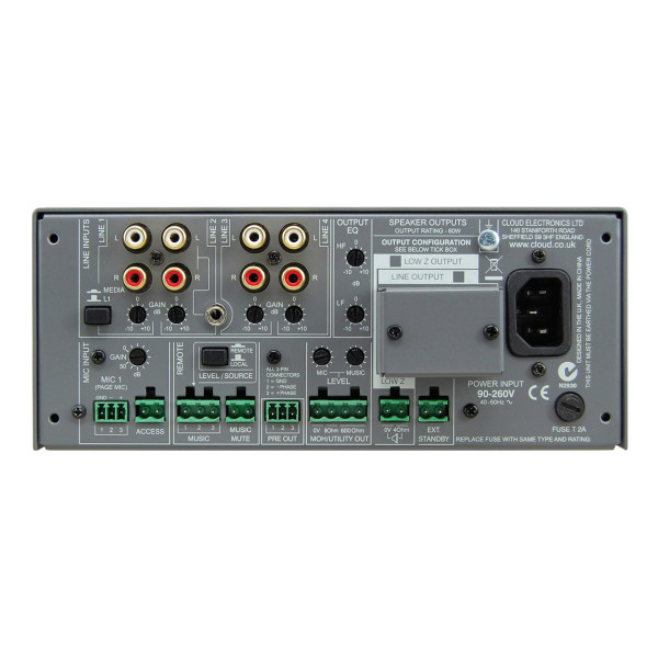 Cloud Electronics CLOUD MA60MEDIA Микшер-усилитель