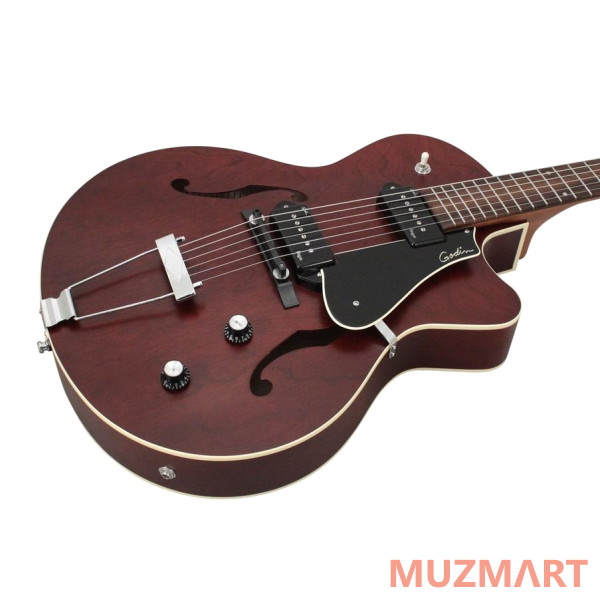 Godin 033560 5th Avenue CW Kingpin II Burgundy Электрогитара