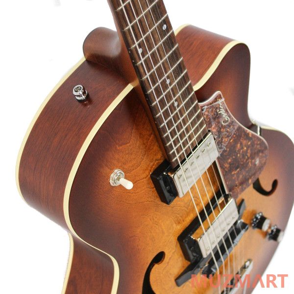 Godin 032327 5th Avenue CW Kingpin II Cognac Burst Полуакустическая электрогитара