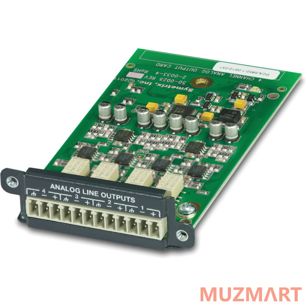 Symetrix 4 Channel Analog Output Card Плата на 4 аналоговых аудио выхода