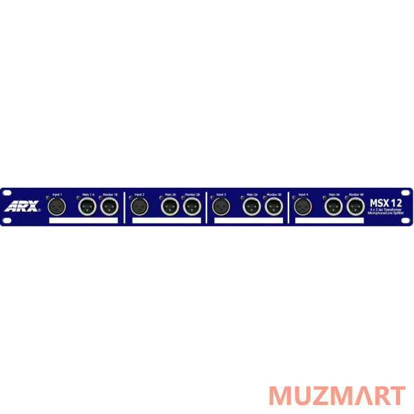ARX MSX 12 4-х канальный пассивный микрофонный сплиттер