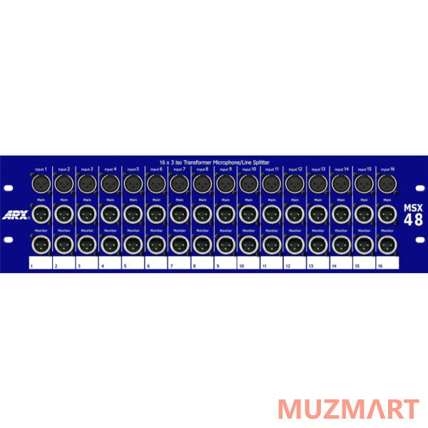 ARX MSX 48 16-канальный пассивный сплиттер