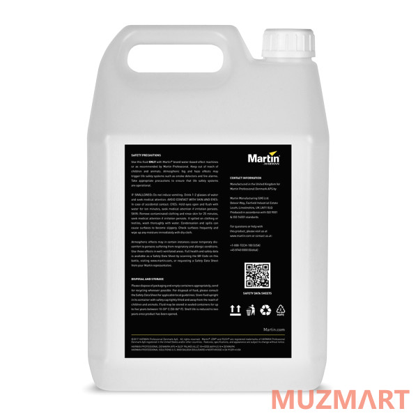 Martin JEM Pro-Fog Fluid, 2,5L Жидкость для генераторов дыма, среднего рассеивания