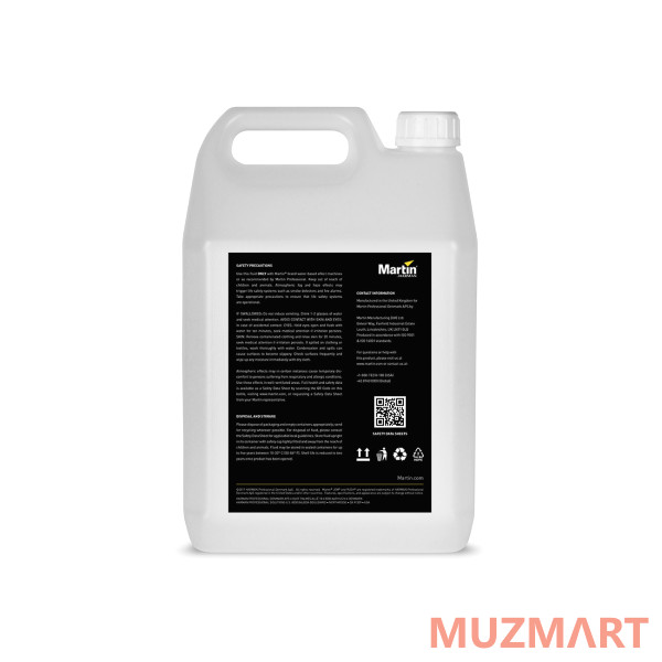 Martin JEM Pro-Fog Fluid, 5L Жидкость на водной основе для генераторов тумана