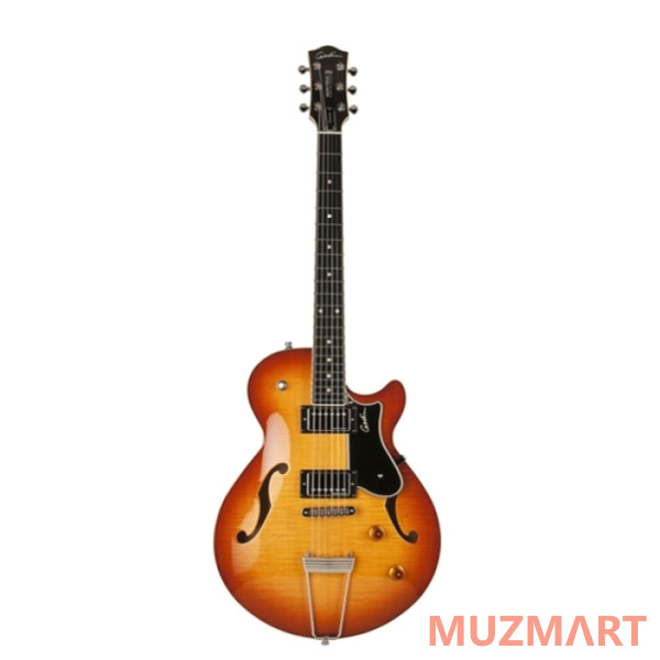 Godin 039852 Montreal Premiere Supreme Lightburst Flame HG Электрогитара полуакустическая