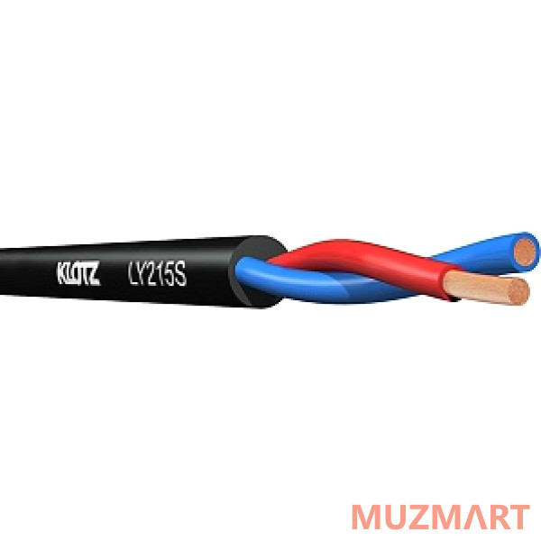 Klotz LY215B.100 Кабель акустический биаксиальный 2х1,5мм2