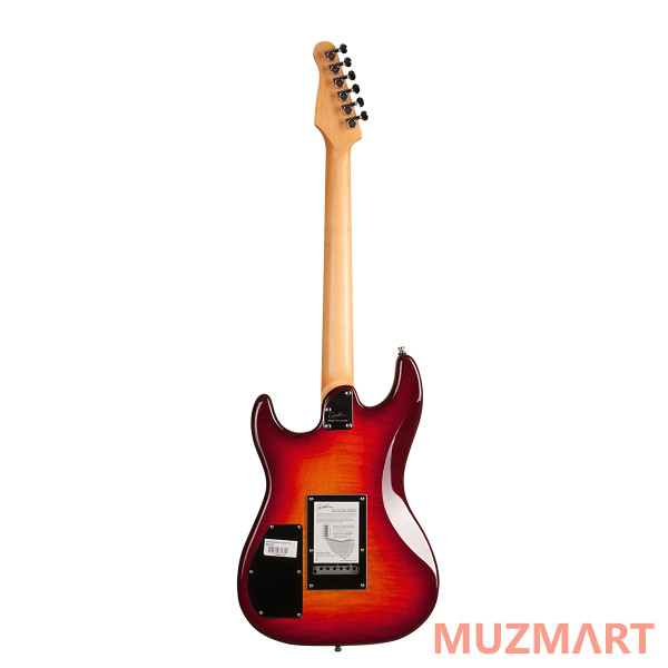 Godin 046980 Progression Plus Cherry Burst Flame MN Электрогитара