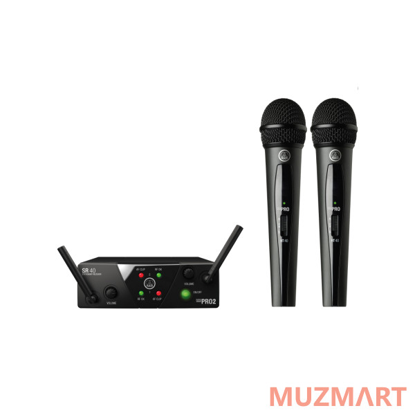 AKG WMS40 MINI2 Vocal Set US25BD (537.9/540.4МГц) Вокальная радиосистема с 2 -мя ручными передатчиками