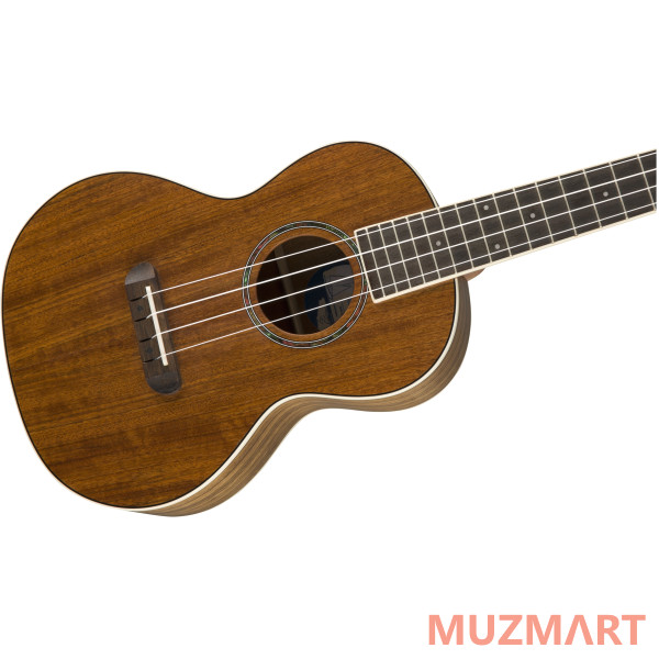 Fender UKULELE RINCON OVANGKOL NAT WB укулеле тенор электроакустическая