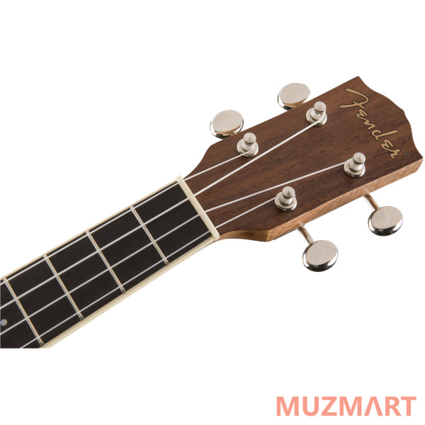 Fender UKULELE RINCON OVANGKOL NAT WB укулеле тенор электроакустическая
