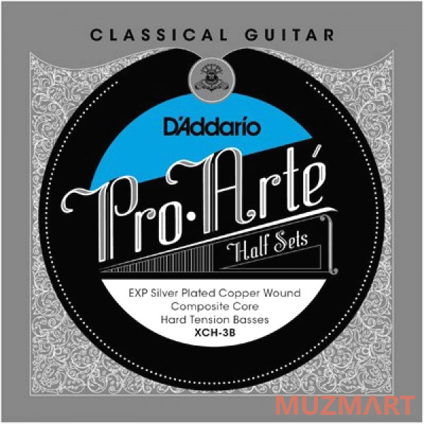 D'Addario XCH-3B Басовые струны для классической гитары