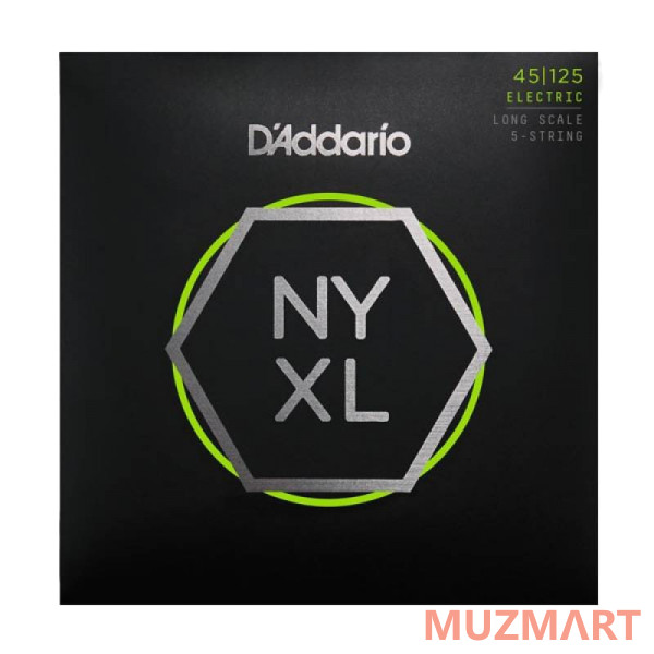 D'Addario NYXL45125 Струны для бас-гитары