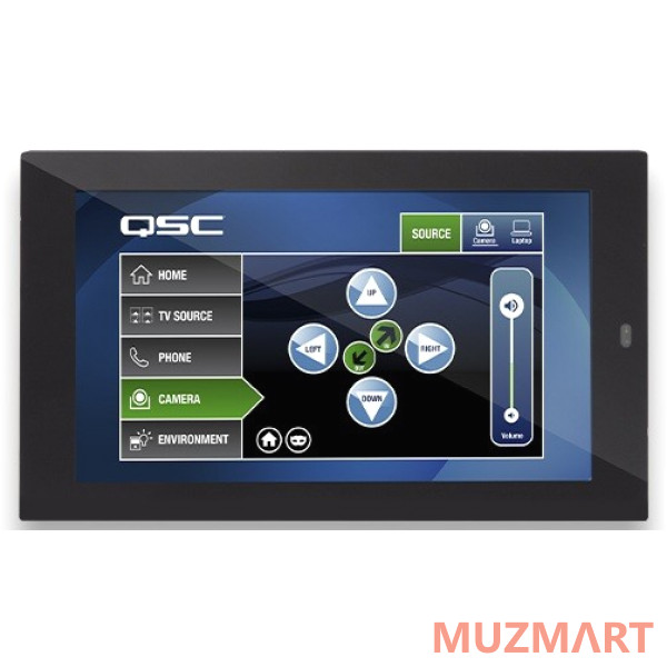 QSC Сенсорный контроллер для настенной установки TSC-55W-G2-BK / Q-SYS 5.5” PoE