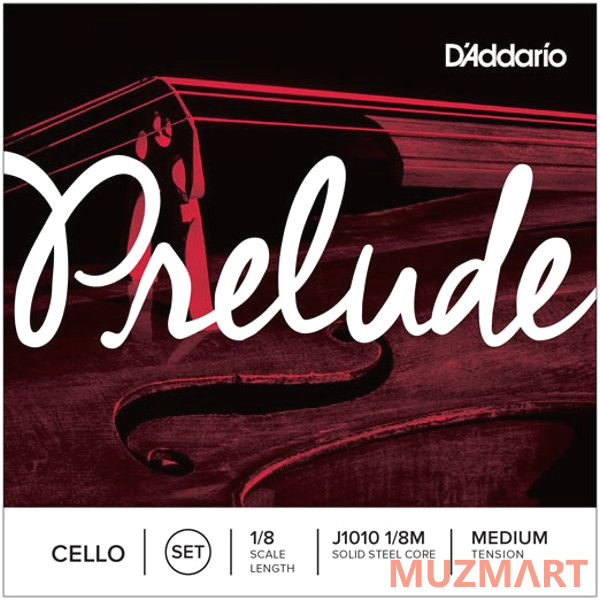 D'Addario J1010 1/8M prelude cello setlight 1/8 Cтруны для виолончели