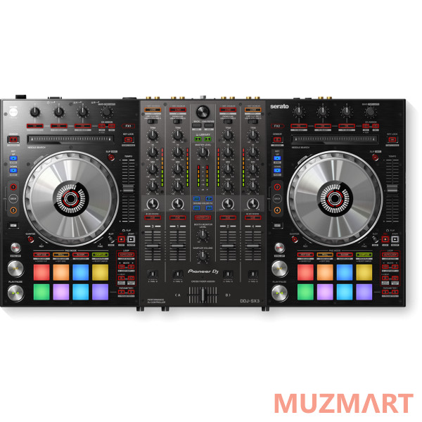 Pioneer DDJ-SX3 4-канальный DJ контроллер для Serato DJ Pro