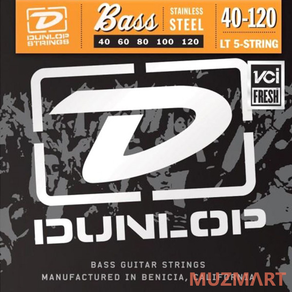 Dunlop DBS40120 Струны для 5-струнных бас-гитар