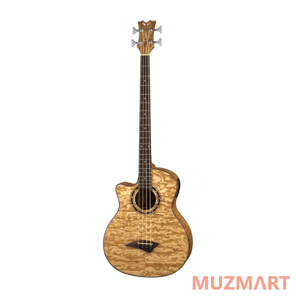 Dean EQABA GN L Exotica Quilt Ash A/E Электроакустическая бас-гитара левосторонняя