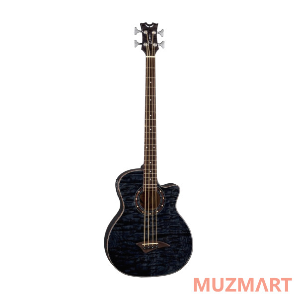 Dean EQABA TBK Exotice Quilt Ash A/E бас-гитара акустическая