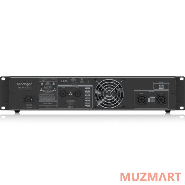Behringer NX3000D Профессиональный 2-канальный усилитель мощности с DSP