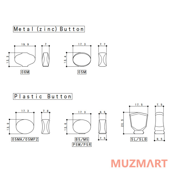 Gotoh SD90-MG-T-SL-N Колки локовые