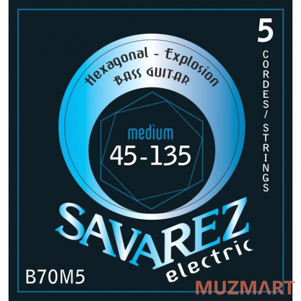 Savarez B70M5 Струны для бас-гитары