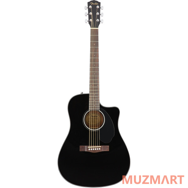 Fender CC-60SCE BLK WN Электроакустическая гитара