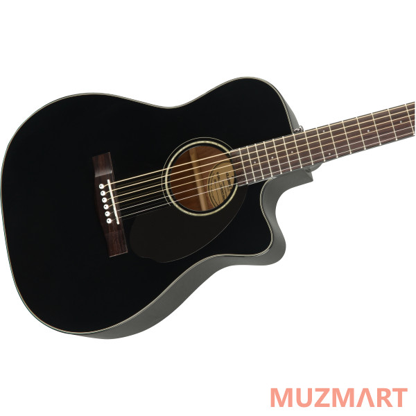 Fender CC-60SCE BLK WN Электроакустическая гитара