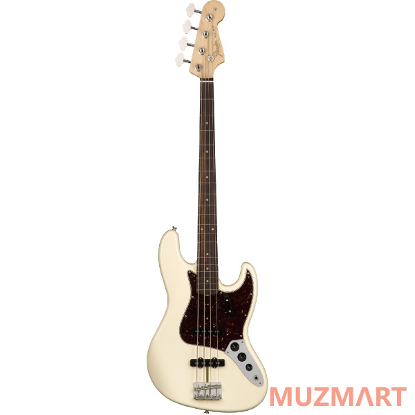 Fender American Original `60s Jazz Bass®, Rosewood Fingerboard, Olympic White Бас-гитара 4-струнная