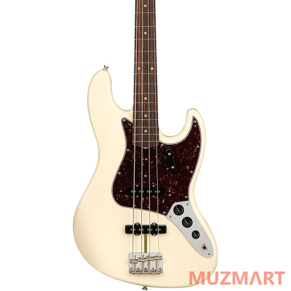 Fender American Original `60s Jazz Bass®, Rosewood Fingerboard, Olympic White Бас-гитара 4-струнная