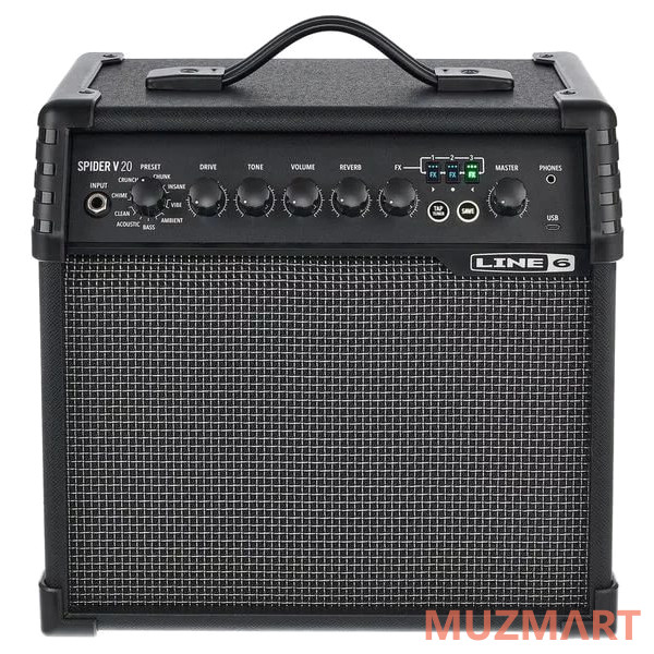 Line 6 SPIDER V 20 Моделирующий гитарный комбоусилитель