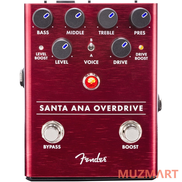 Fender SANTA ANA OVERDRIVE PEDAL Педаль эффектов