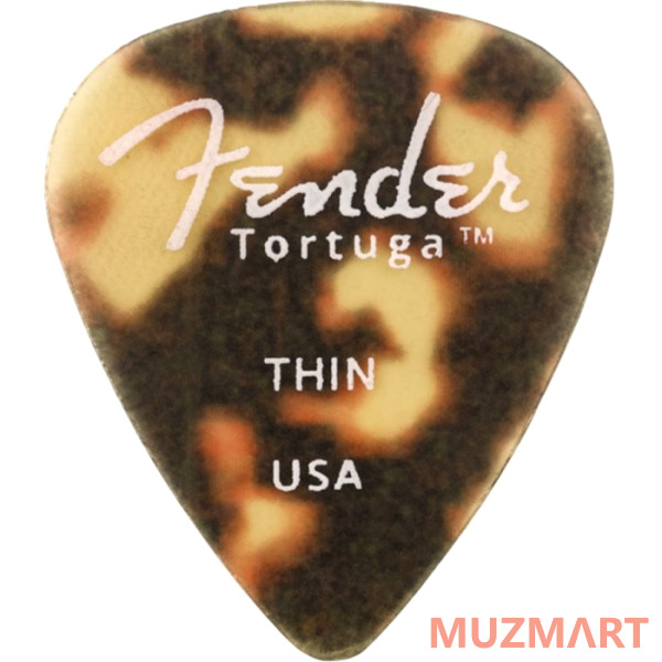 Fender TORTUGA PICKS 351 THIN 6 PK Медиаторы