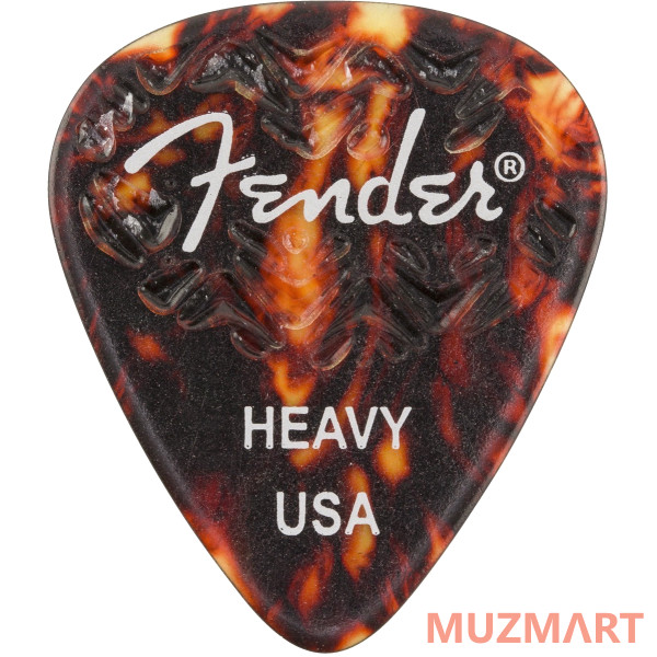 Fender WAVELENGTH 351 HVY 6 PK TORTOISESHELL Медиаторы