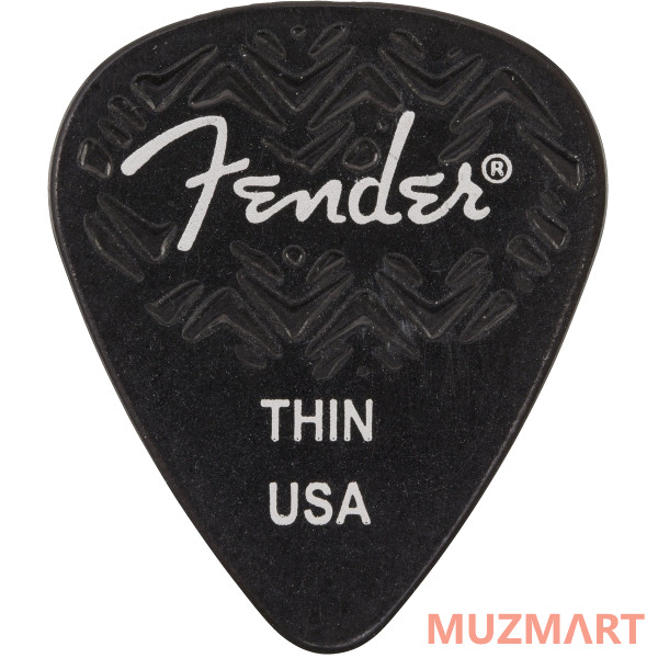 Fender WAVELENGTH 351 THIN 6 PK BLACK Медиаторы