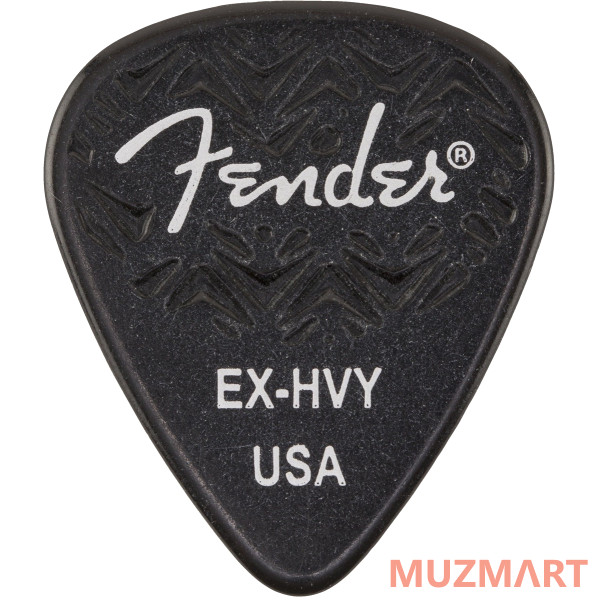 Fender WAVELENGTH 351 X HVY 6 PK BLACK Медиаторы