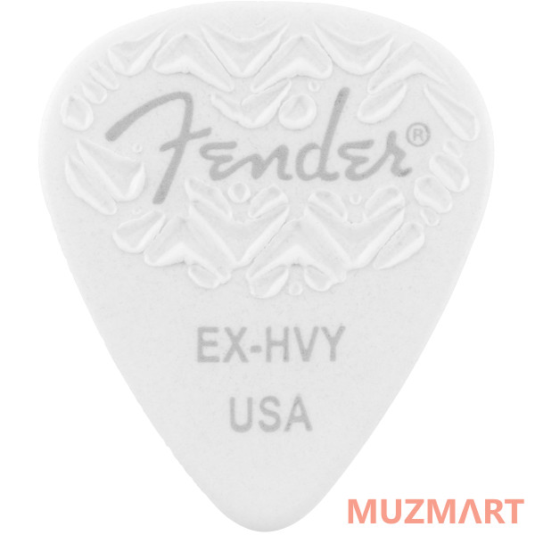 Fender WAVELENGTH 351 X HVY 6 PK WHITE Медиаторы