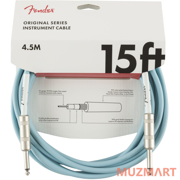 Fender 15' Original Series Instrument Cable DBL Инструментальный кабель