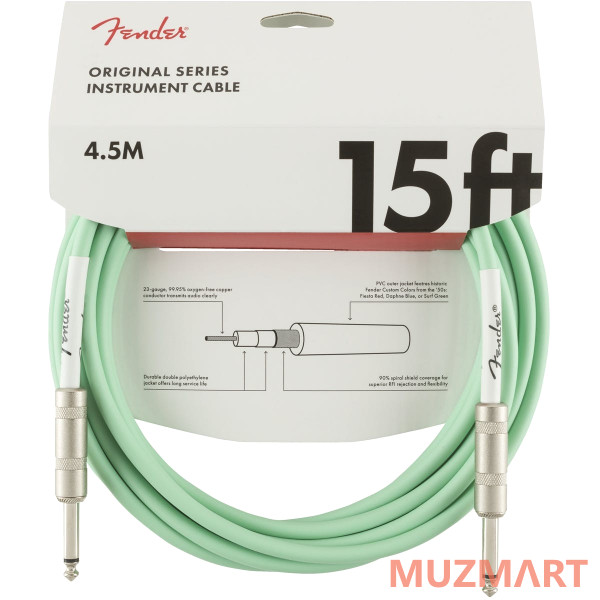 Fender 15' Original Series Instrument Cable SFG Инструментальный кабель
