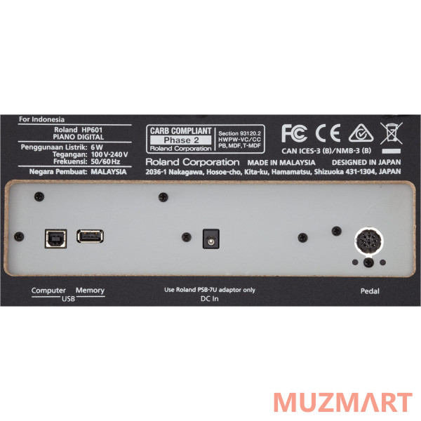 Roland HP601-CB + KSC-92-CB Цифровое фортепиано