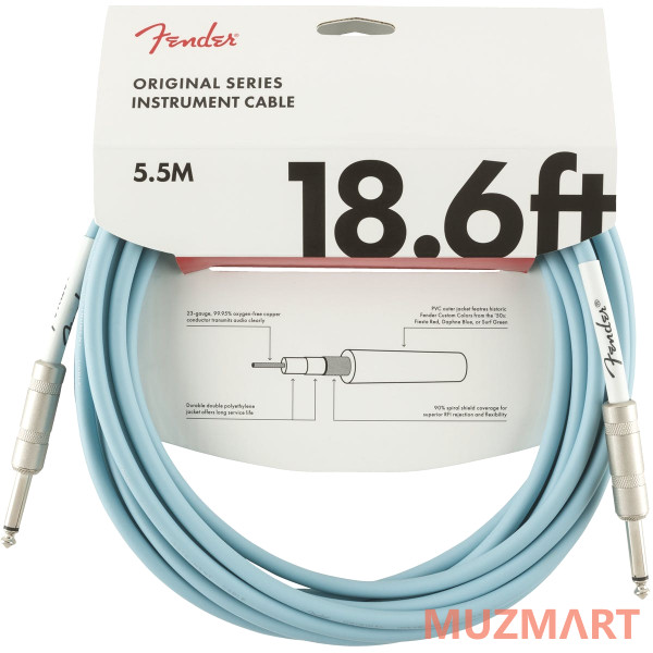 Fender 18.6' Original Series Instrument Cable DBL Инструментальный кабель