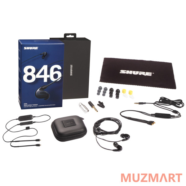 Shure SE846-K+BT1-EFS Премиальные беспроводные внутриканальные Bluetooth наушники
