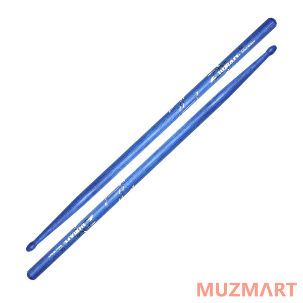 Zildjian Z5ABU 5A BLUE Барабанные палочки с деревянным наконечником
