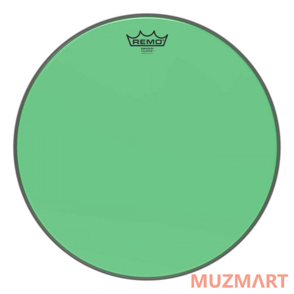 Remo BE-0310-CT-GN Emperor® Colortone™ Green Drumhead Цветной двухслойный прозрачный пластик для барабана 10"